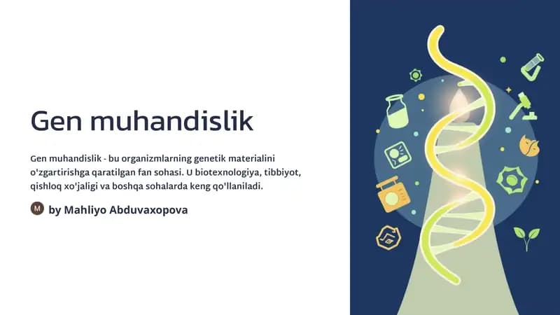 Gen muhandislik