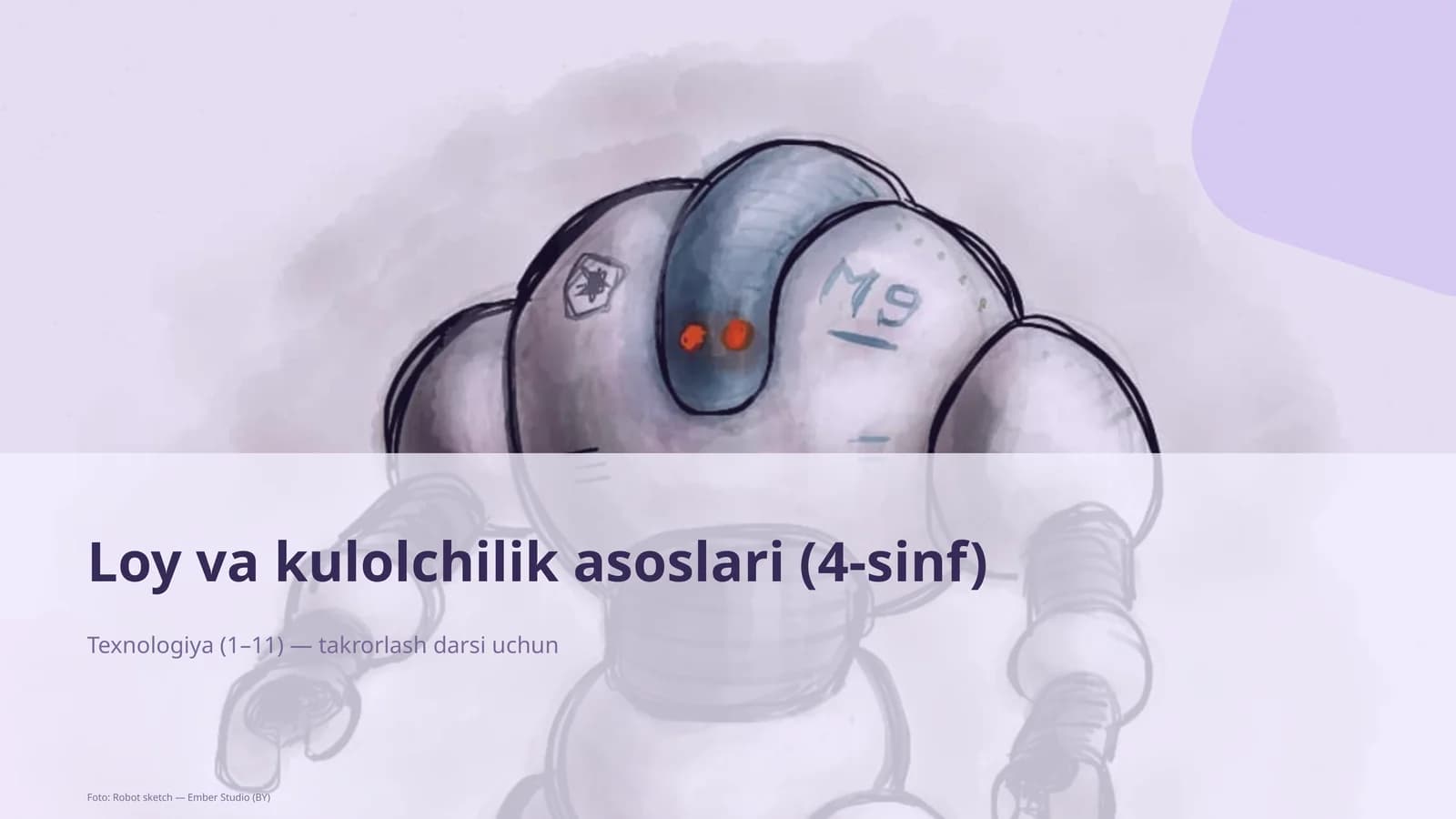 Loy va kulolchilik asoslari (4-sinf)