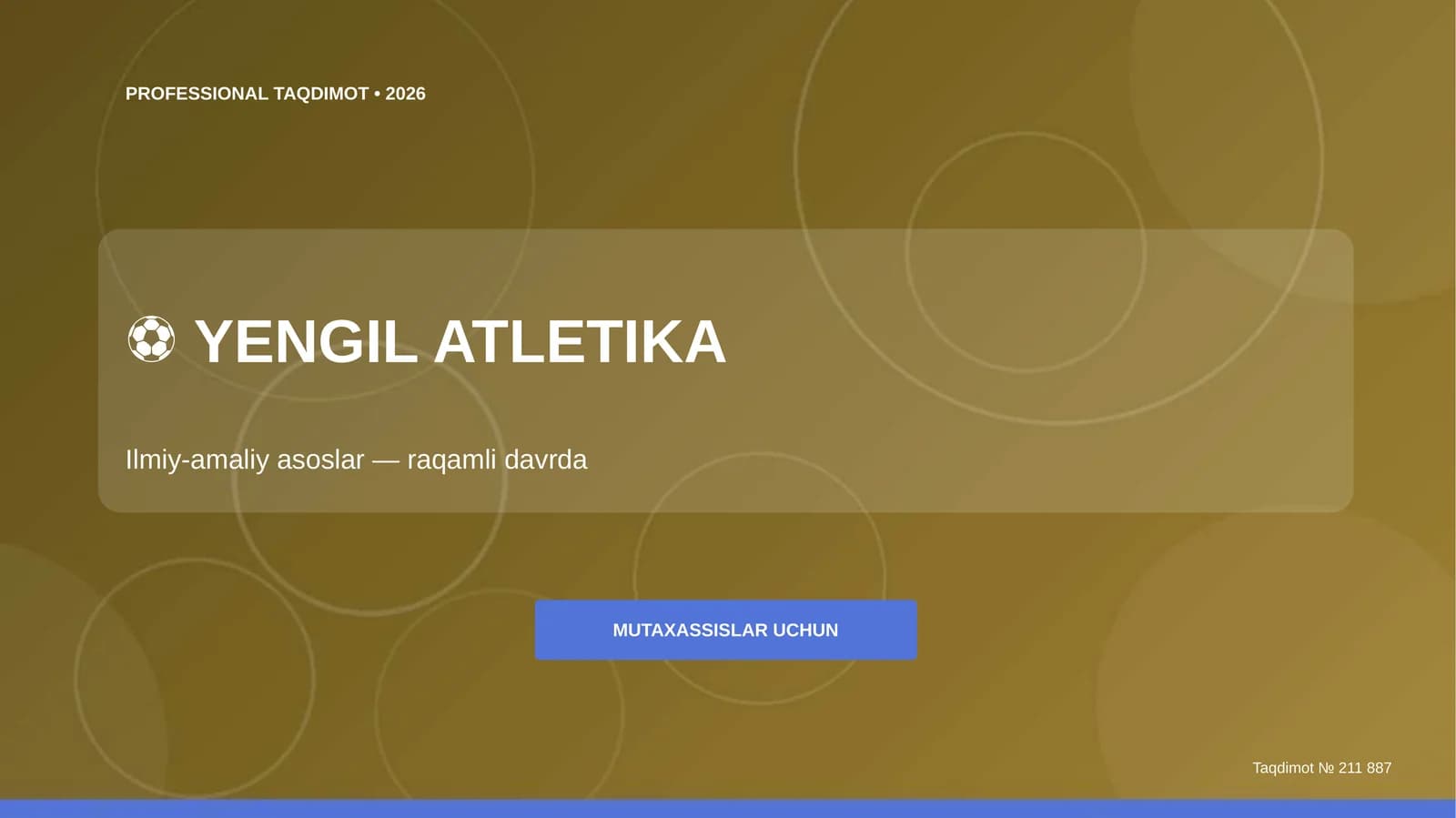 Yengil atletika: ilmiy-amaliy asoslar