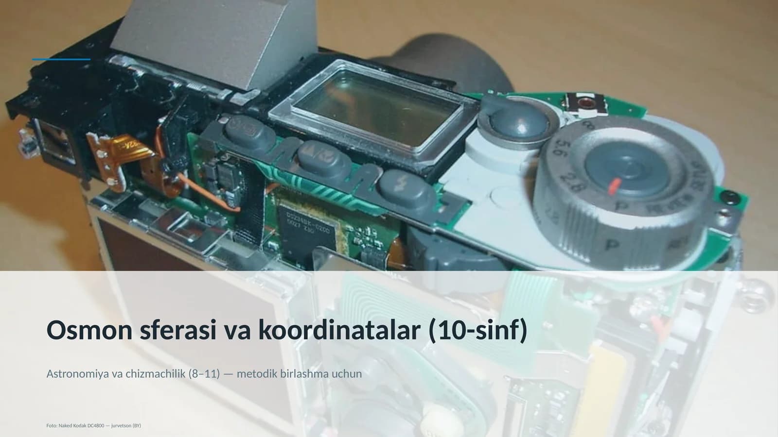Osmon sferasi va koordinatalar (10-sinf)