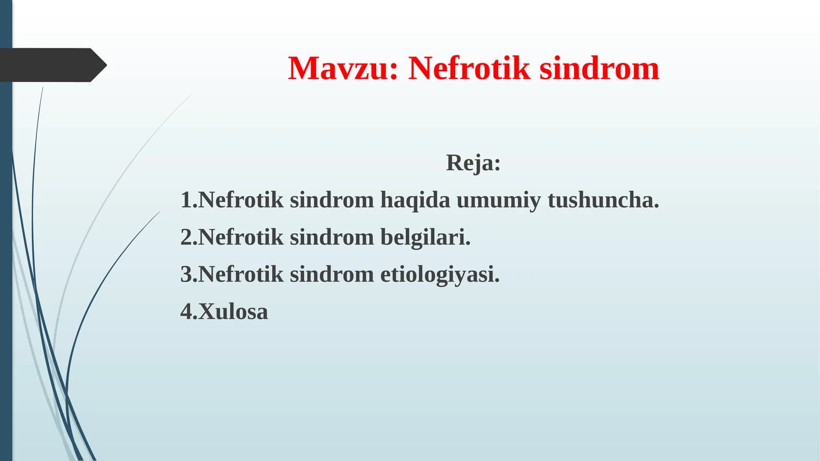 Nefrotik sindrom