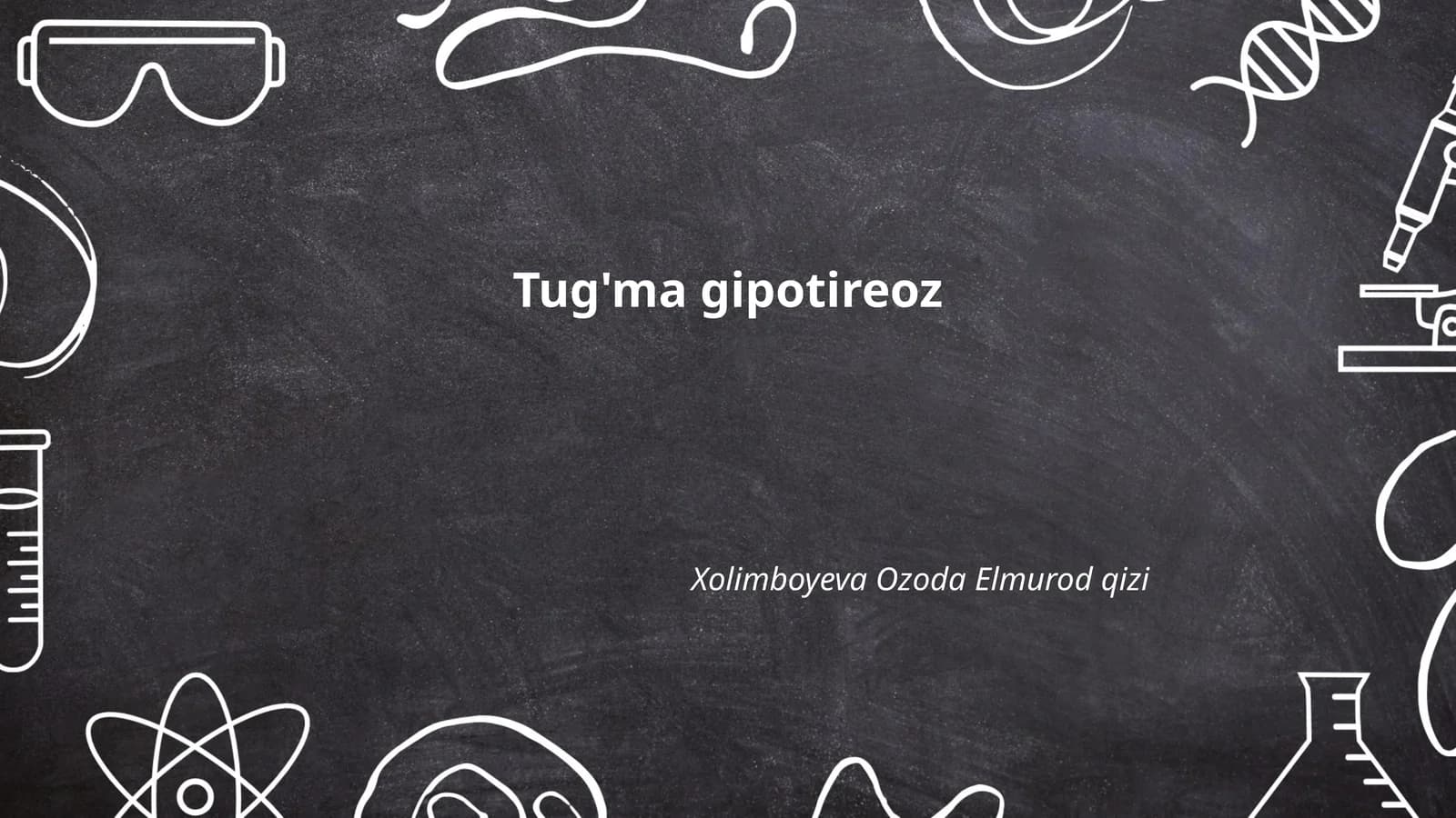 Tug'ma gipotireoz