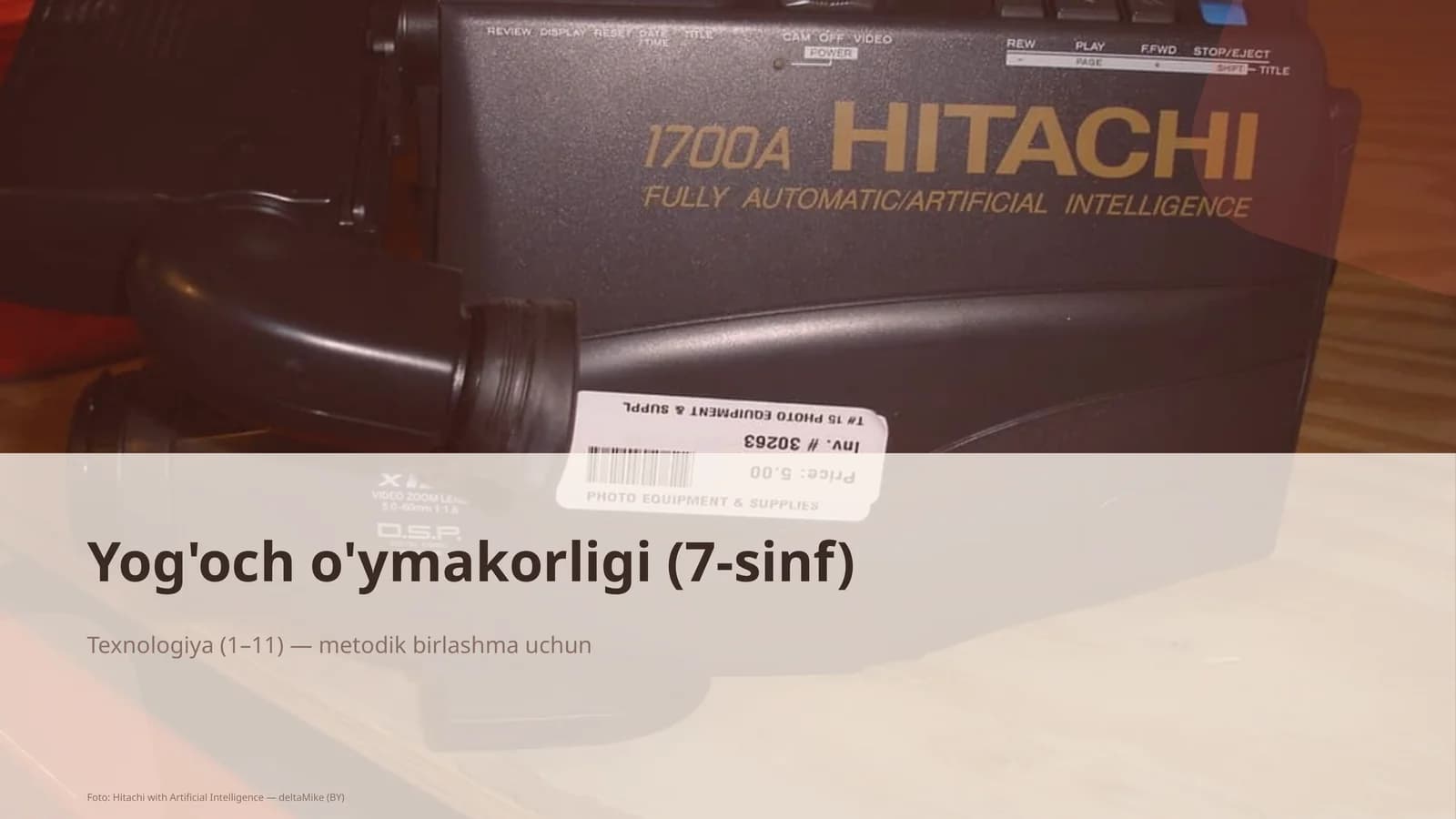 Yog'och o'ymakorligi (7-sinf)