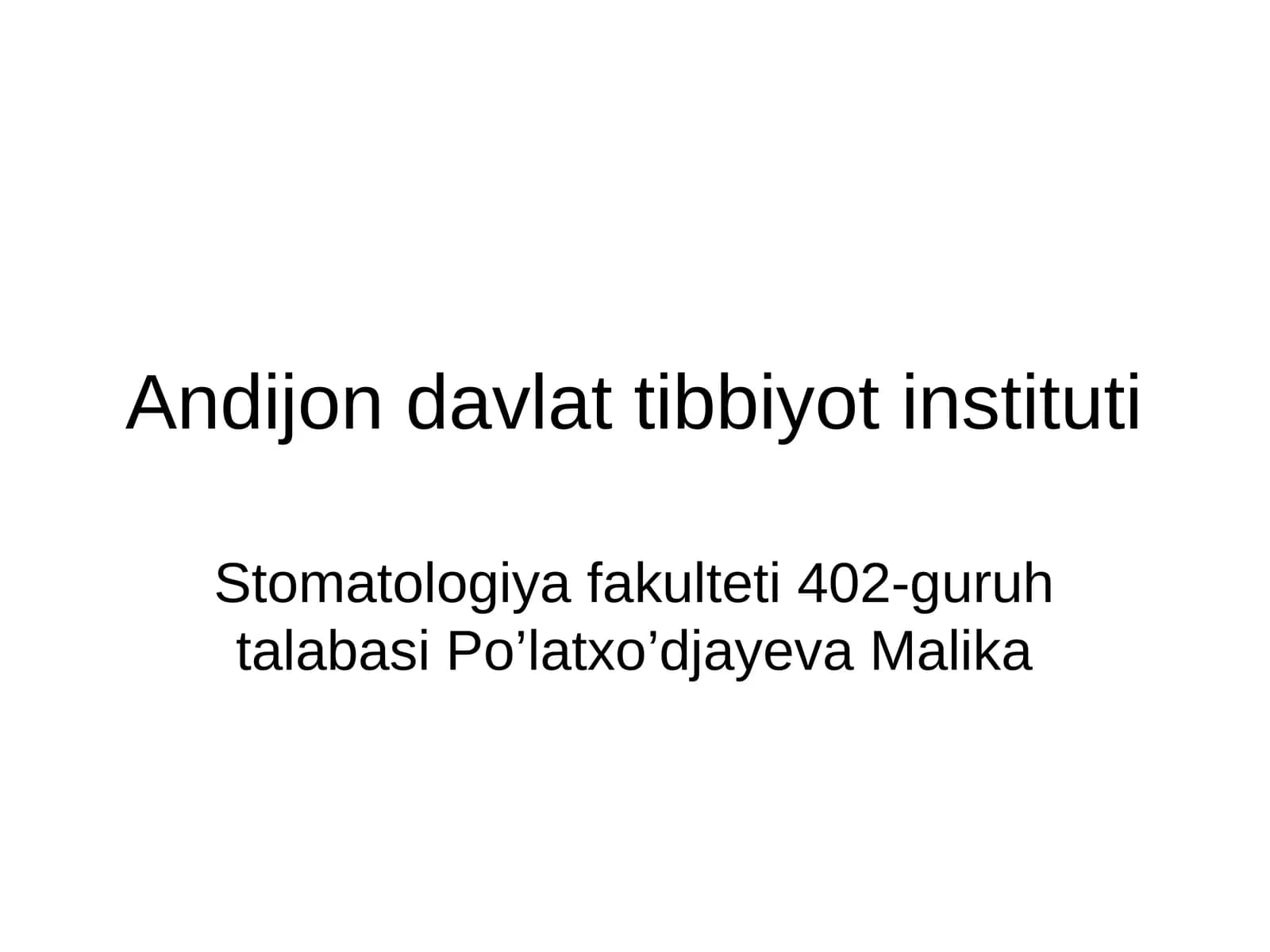 O'tkir periodontitning shakllarida birinchi yordam ko'rsatish