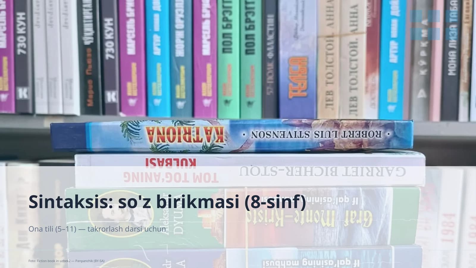 Sintaksis: so'z birikmasi (8-sinf)