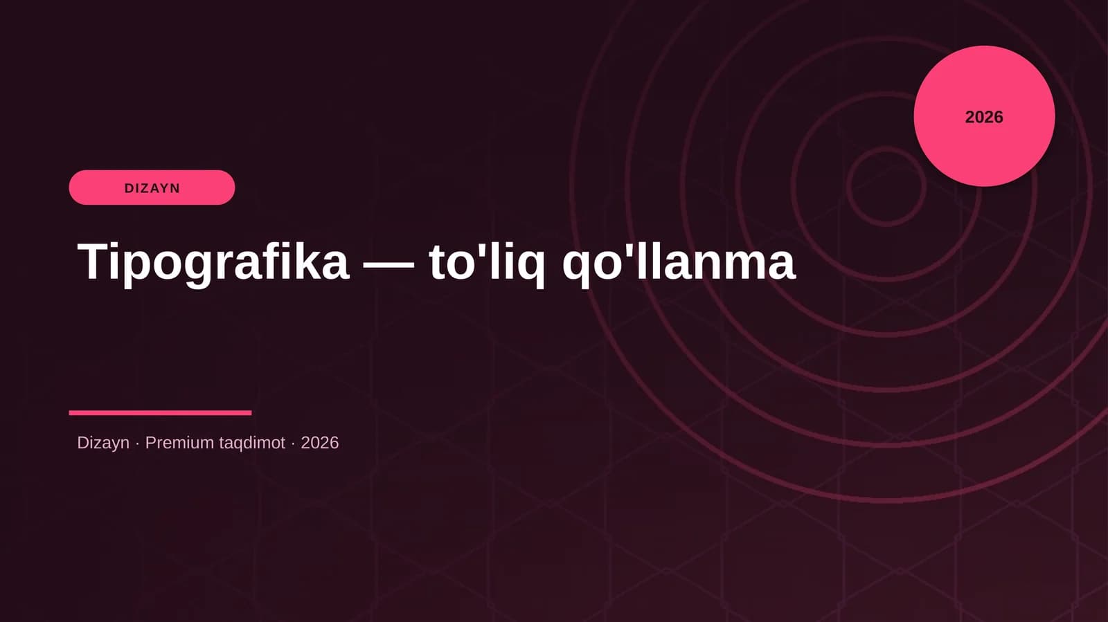 Tipografika — to'liq qo'llanma