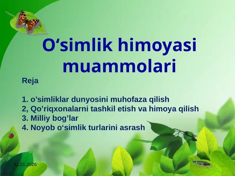 Oʻsimlikhimoyasimuammolari