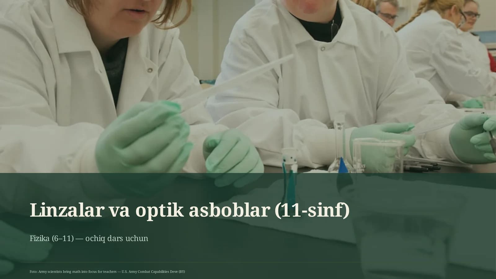Linzalar va optik asboblar (11-sinf)
