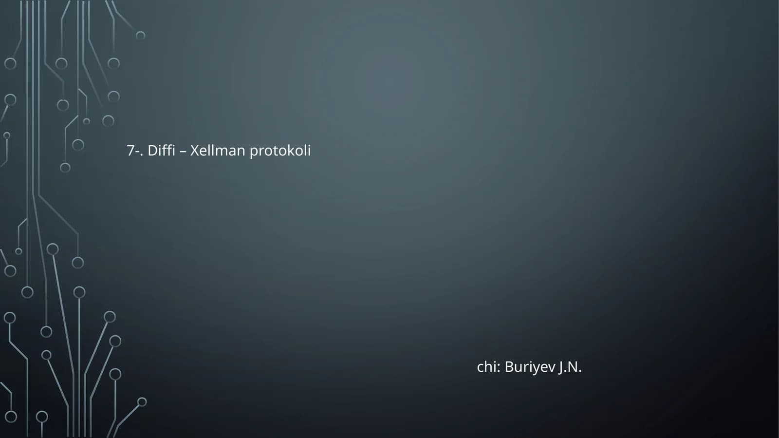 Diffi – Xellman protokoli