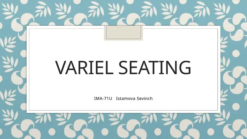 Varielseating