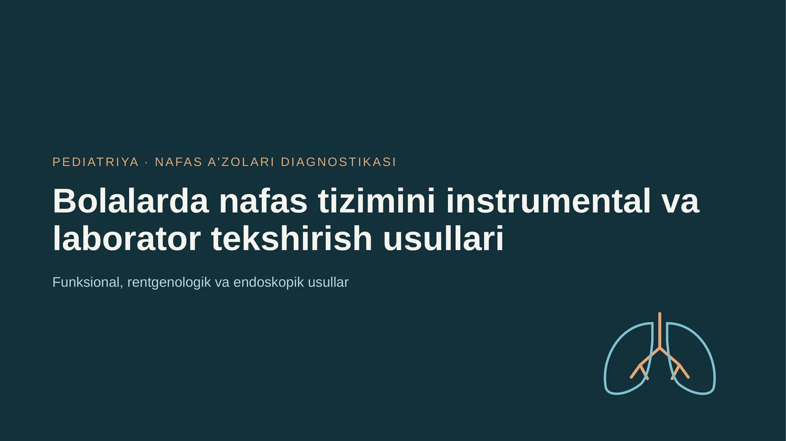 NAFAS A'ZOLARI DIAGNOSTIKASI