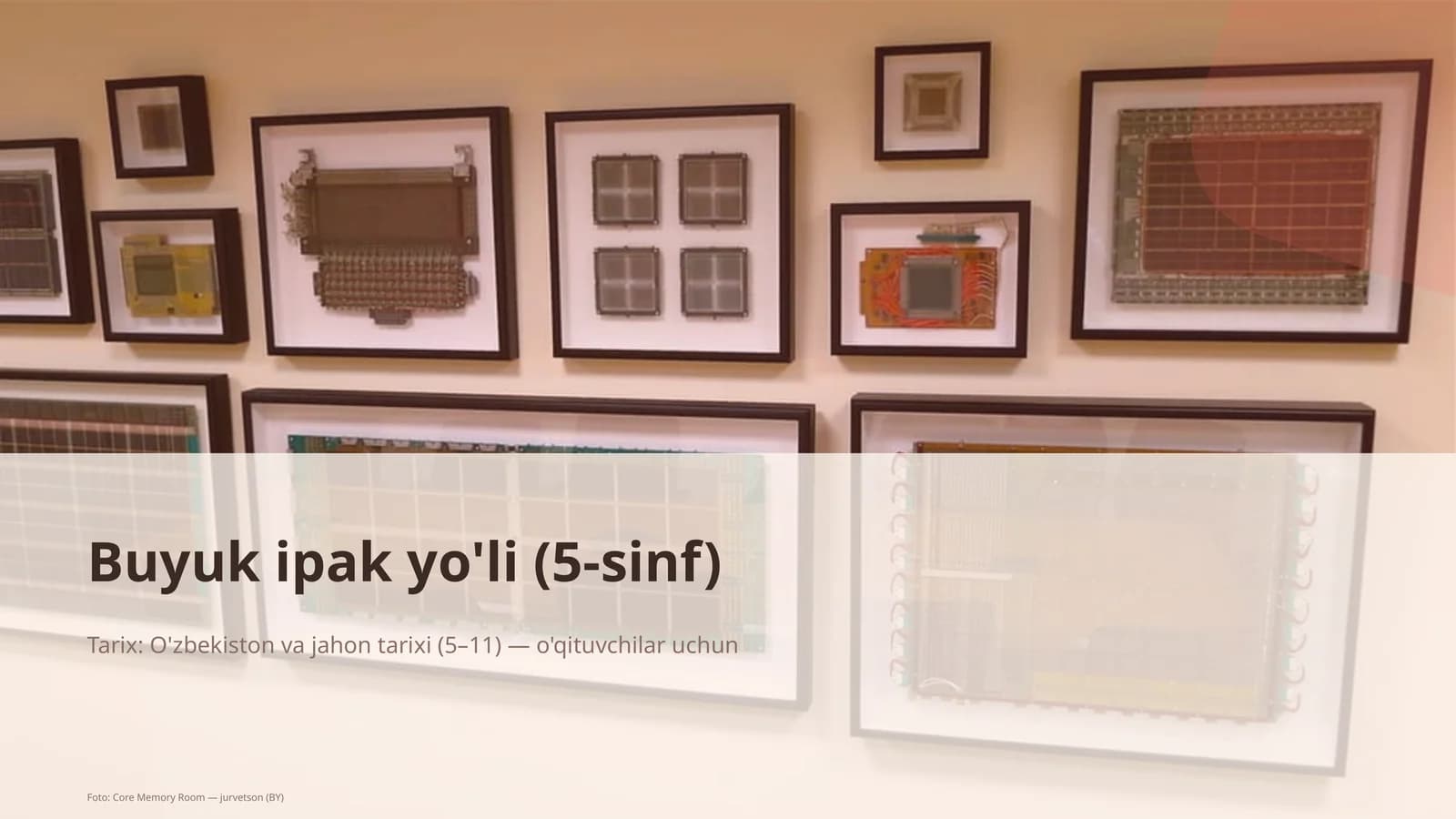 Buyuk ipak yo'li (5-sinf)