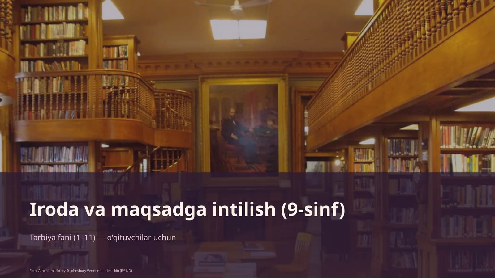 Iroda va maqsadga intilish (9-sinf)