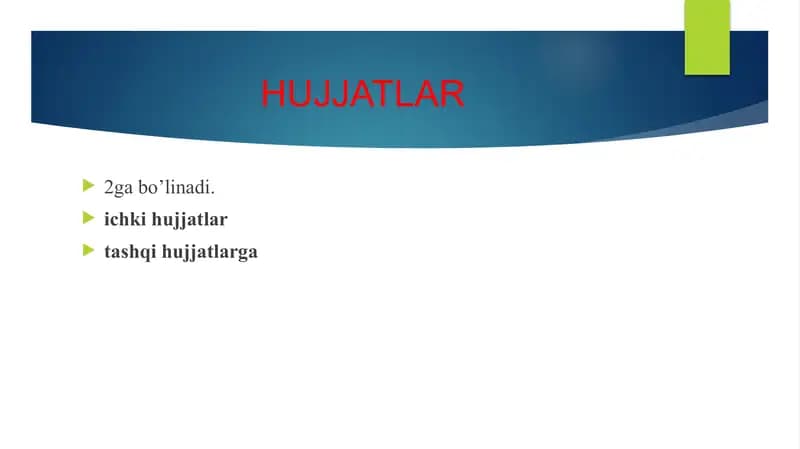 Hujjatlar