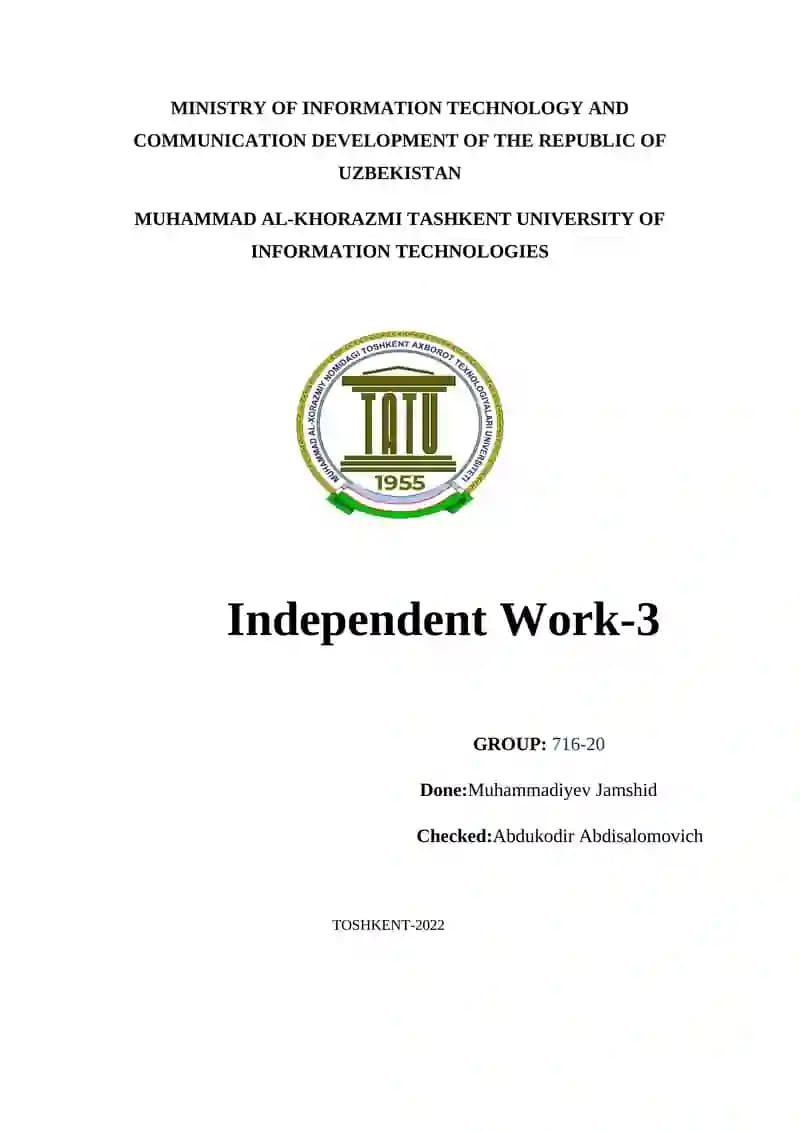 Independent Work-3