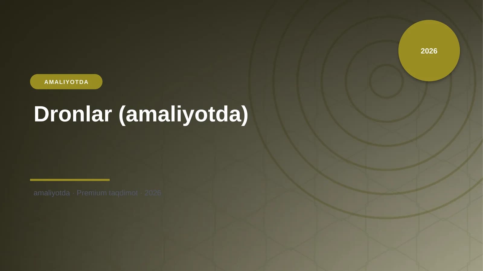 Dronlar (amaliyotda)