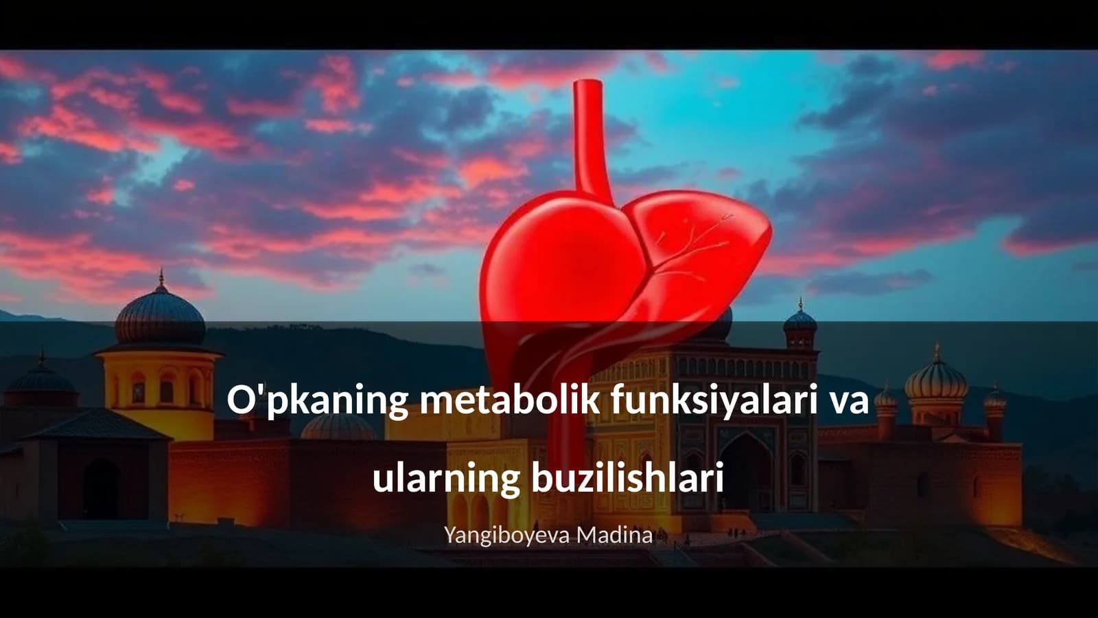 O'pkaning metabolik funksiyalari va ularning buzilishlari