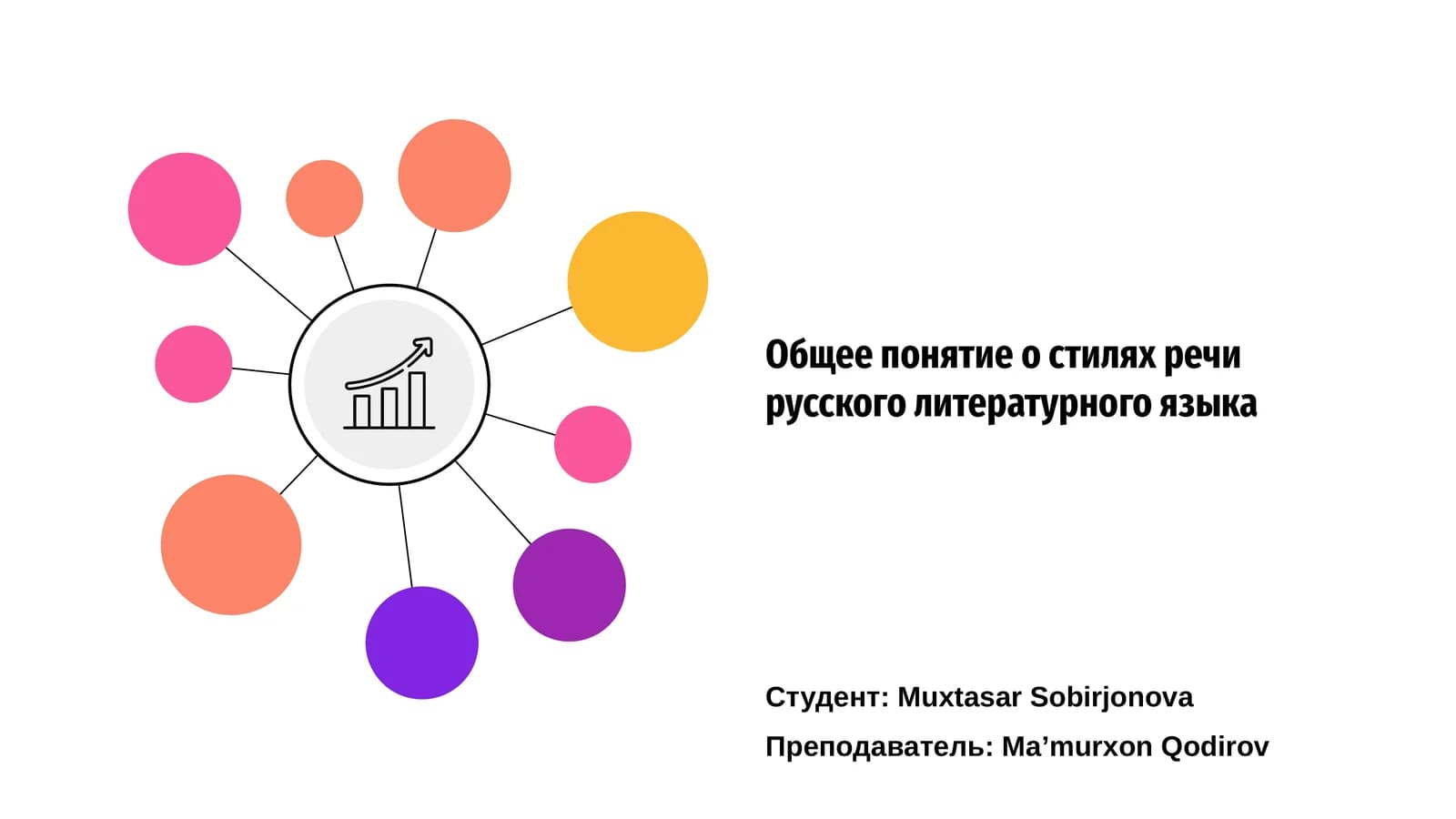Общее понятие о стилях речи русского литературного языка
