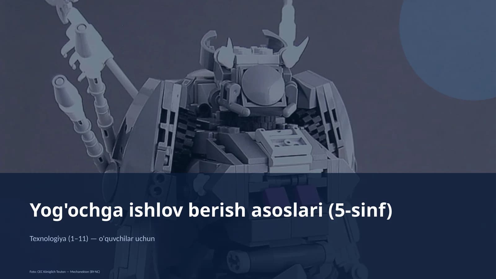 Yog'ochga ishlov berish asoslari (5-sinf)