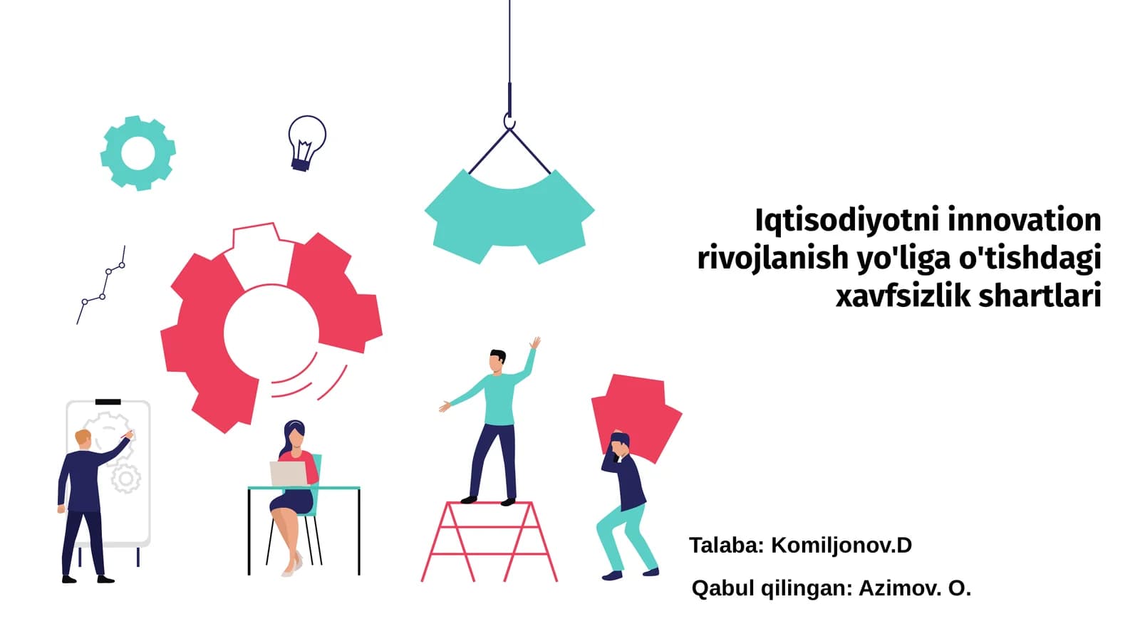 Iqtisodiyotni innovation rivojlanish yo'liga o'tishdagi xavfsizlik shartlari