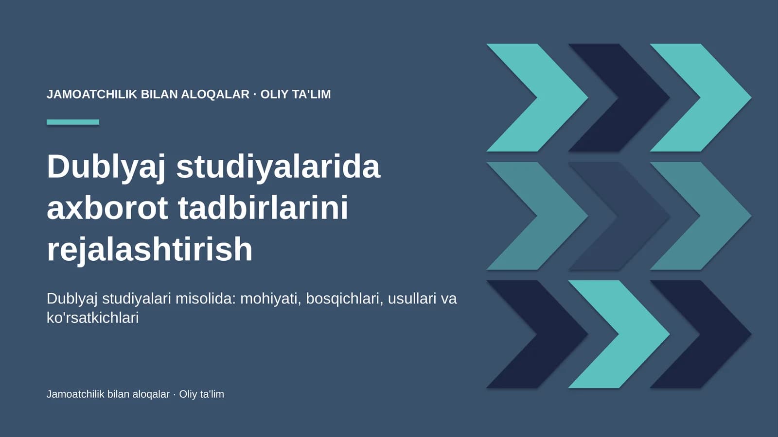 dublyaj studiyalarida axborot tadbirlarini rejalashtirish 8181