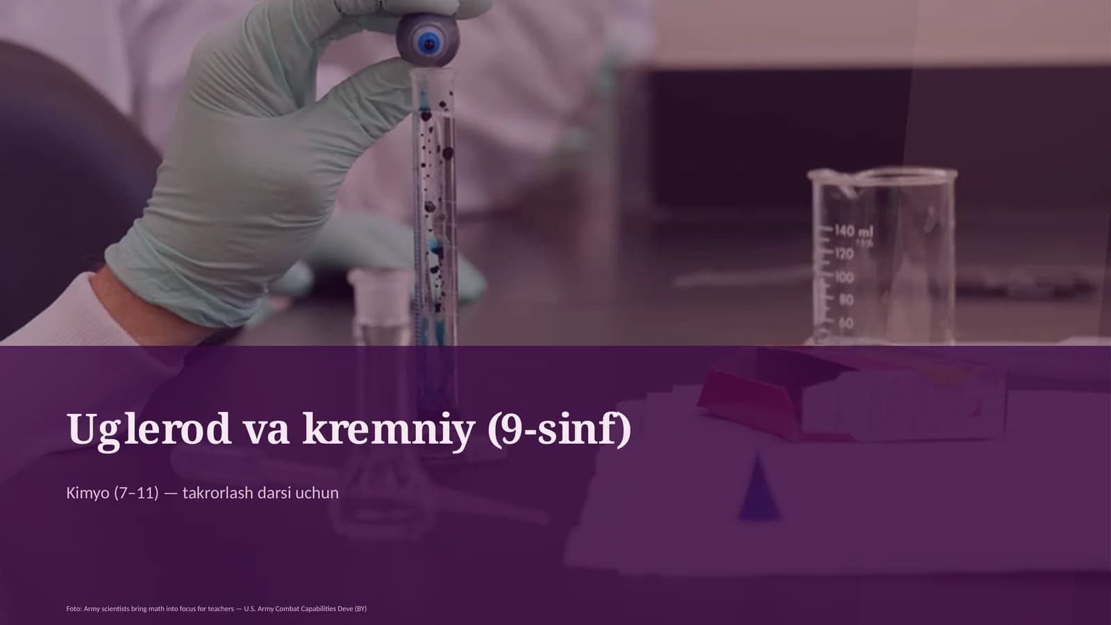 Uglerod va kremniy (9-sinf)