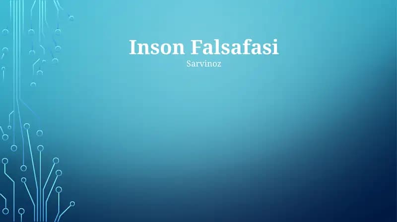Inson Falsafasi