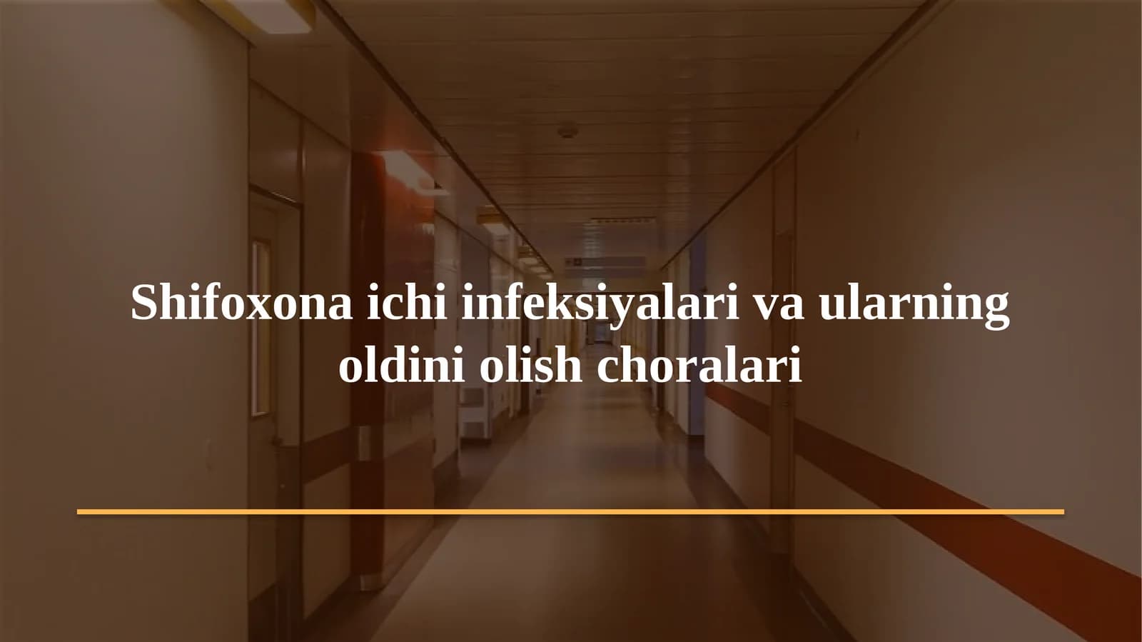 Gigiyena. Tibbiy ekologiya · Amaliy mashg'ulot № 8