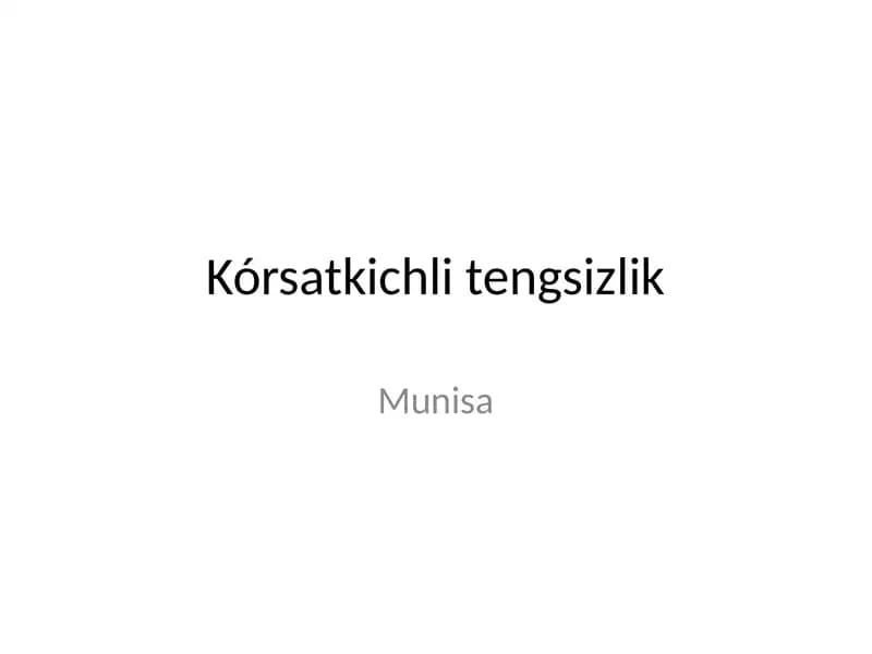 Kórsatkichli tengsizlik