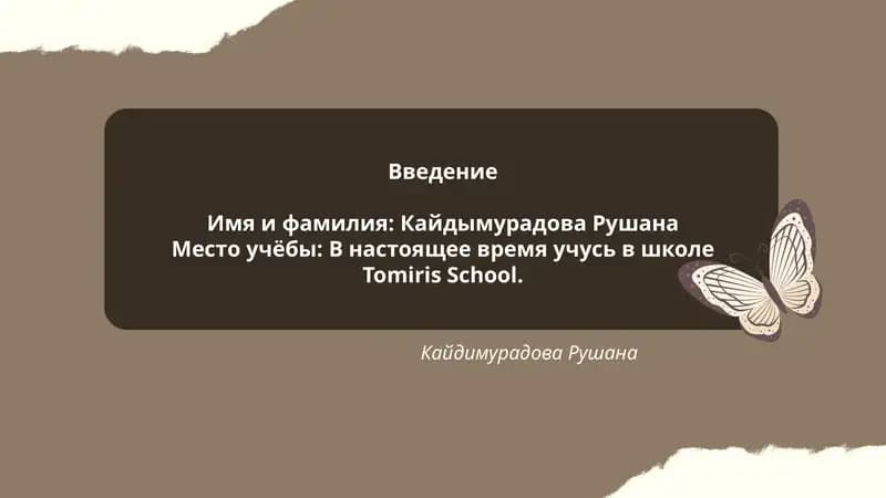 Введение