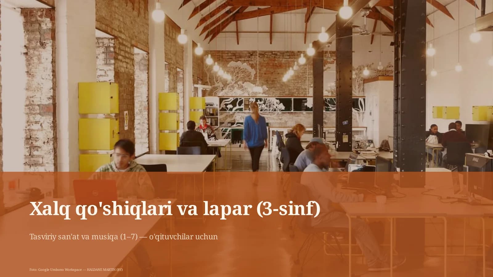 Xalq qo'shiqlari va lapar (3-sinf)