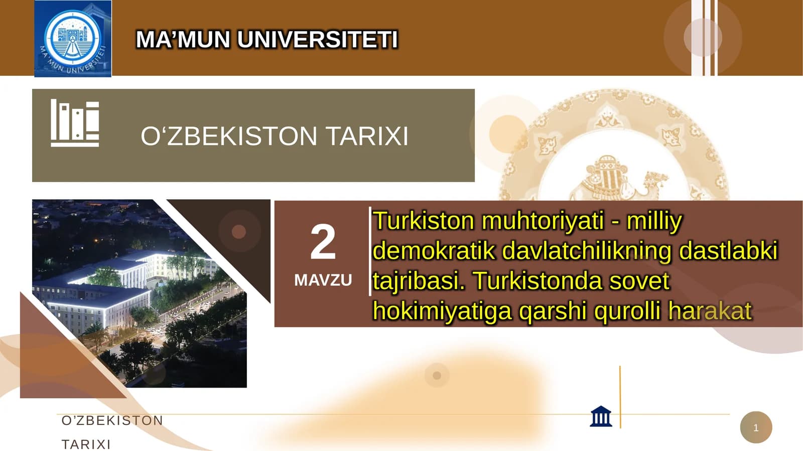 “Sho‘roi Islomiya”tashkiloti