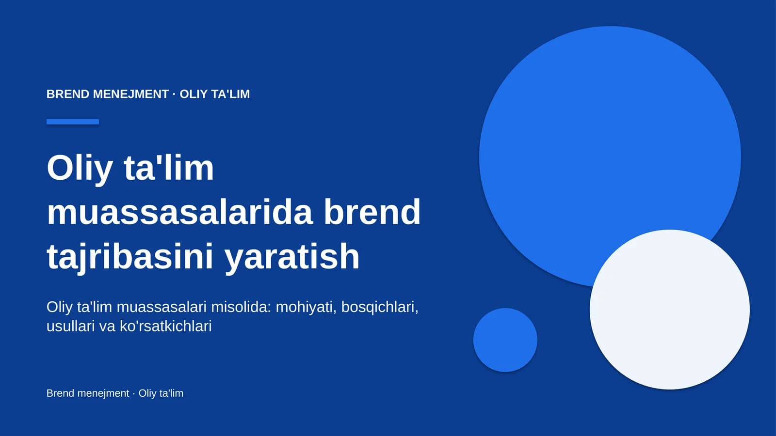 oliy ta'lim muassasalarida brend tajribasini yaratish 5191