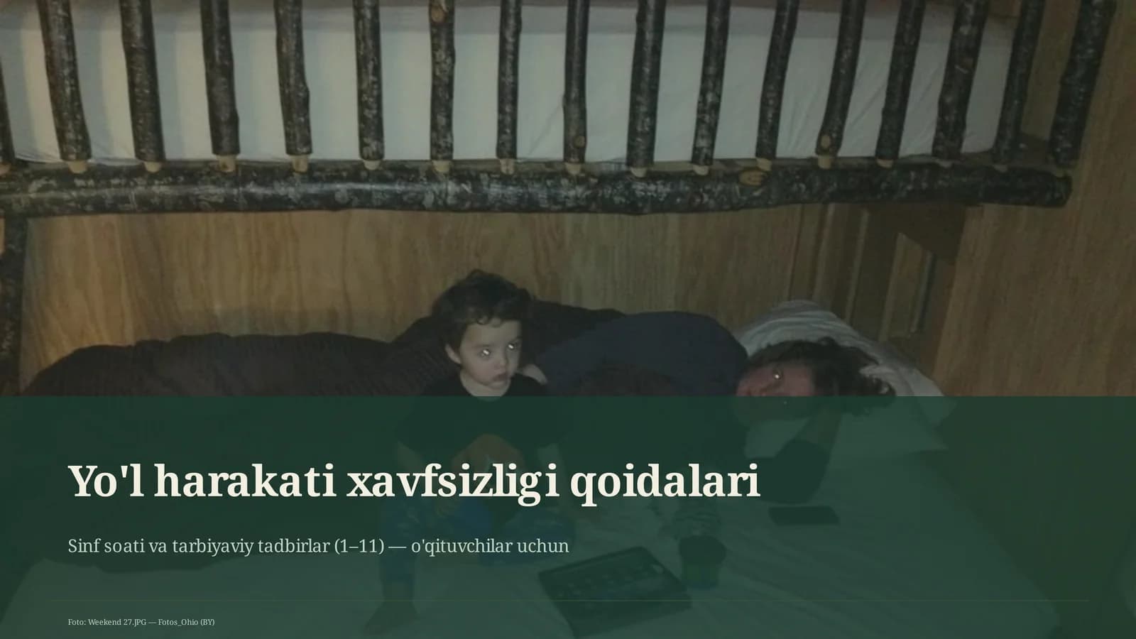 Yo'l harakati xavfsizligi qoidalari