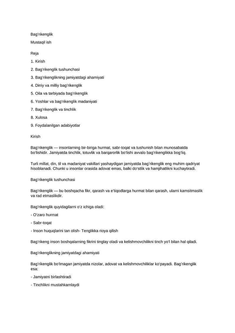 Bag’rikenglik