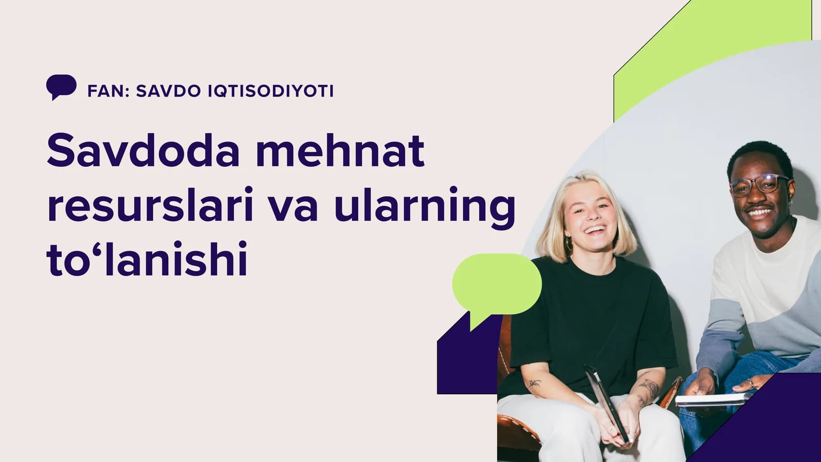 Savdoda mehnat resurslari va ularning to‘lanishi
