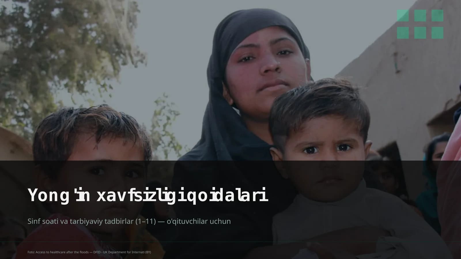 Yong'in xavfsizligi qoidalari