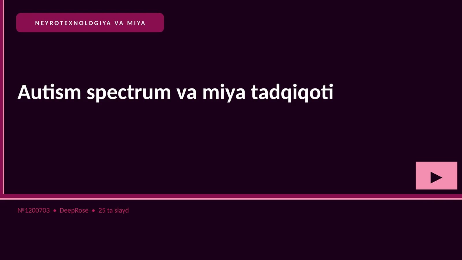 NEYROTEXNOLOGIYA VA MIYA