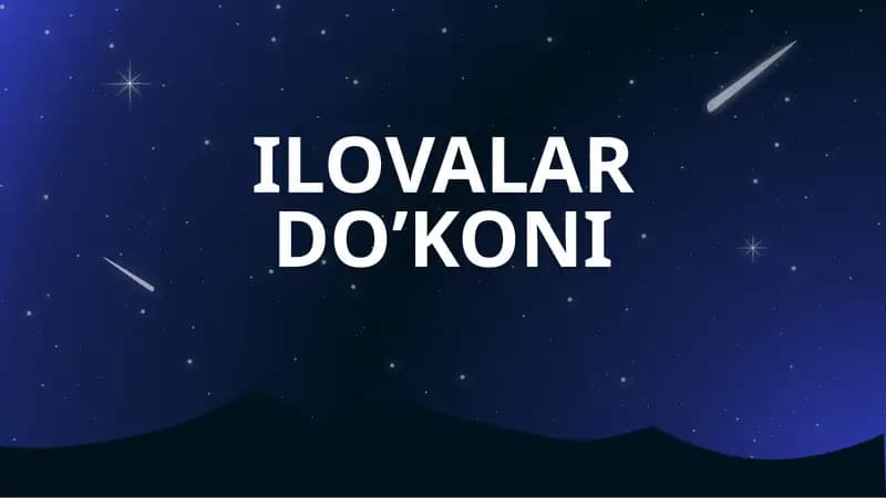 Ilovalar do'koni