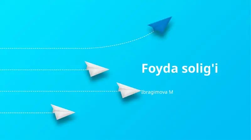 Foyda solig'i