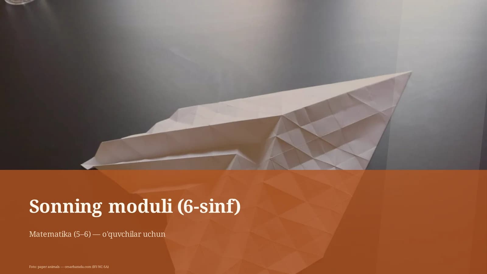 Sonning moduli (6-sinf)