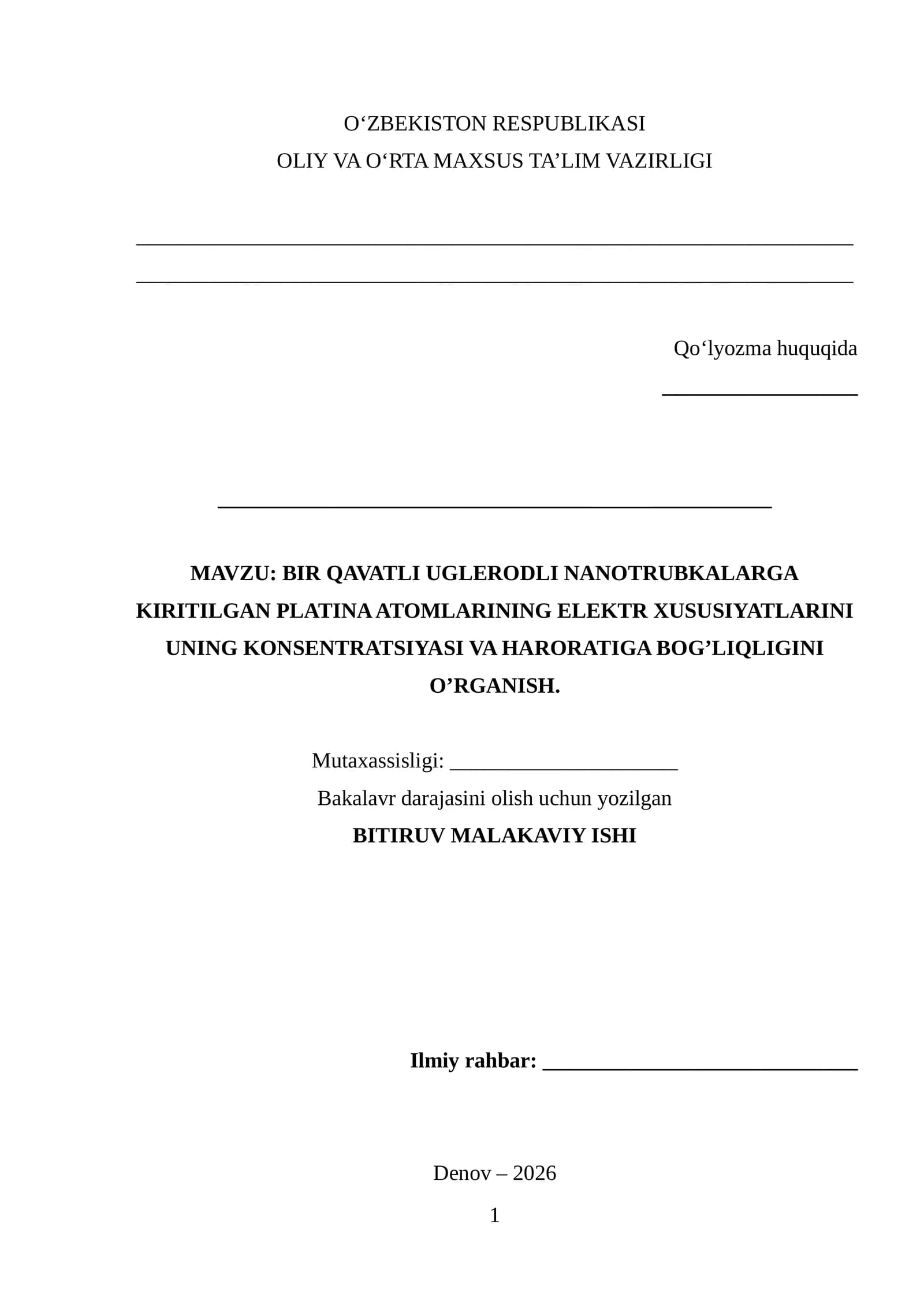 PLATINA ATOMLARINING ELEKTR XUSUSIYATLARI