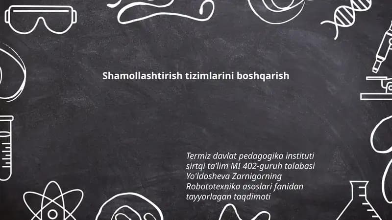 Robototexnika asoslari