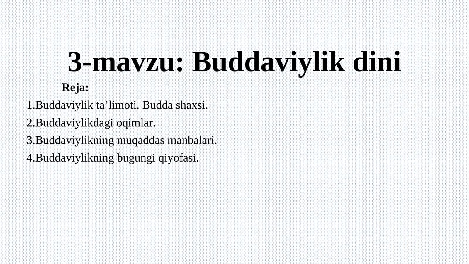Buddaviylik dini