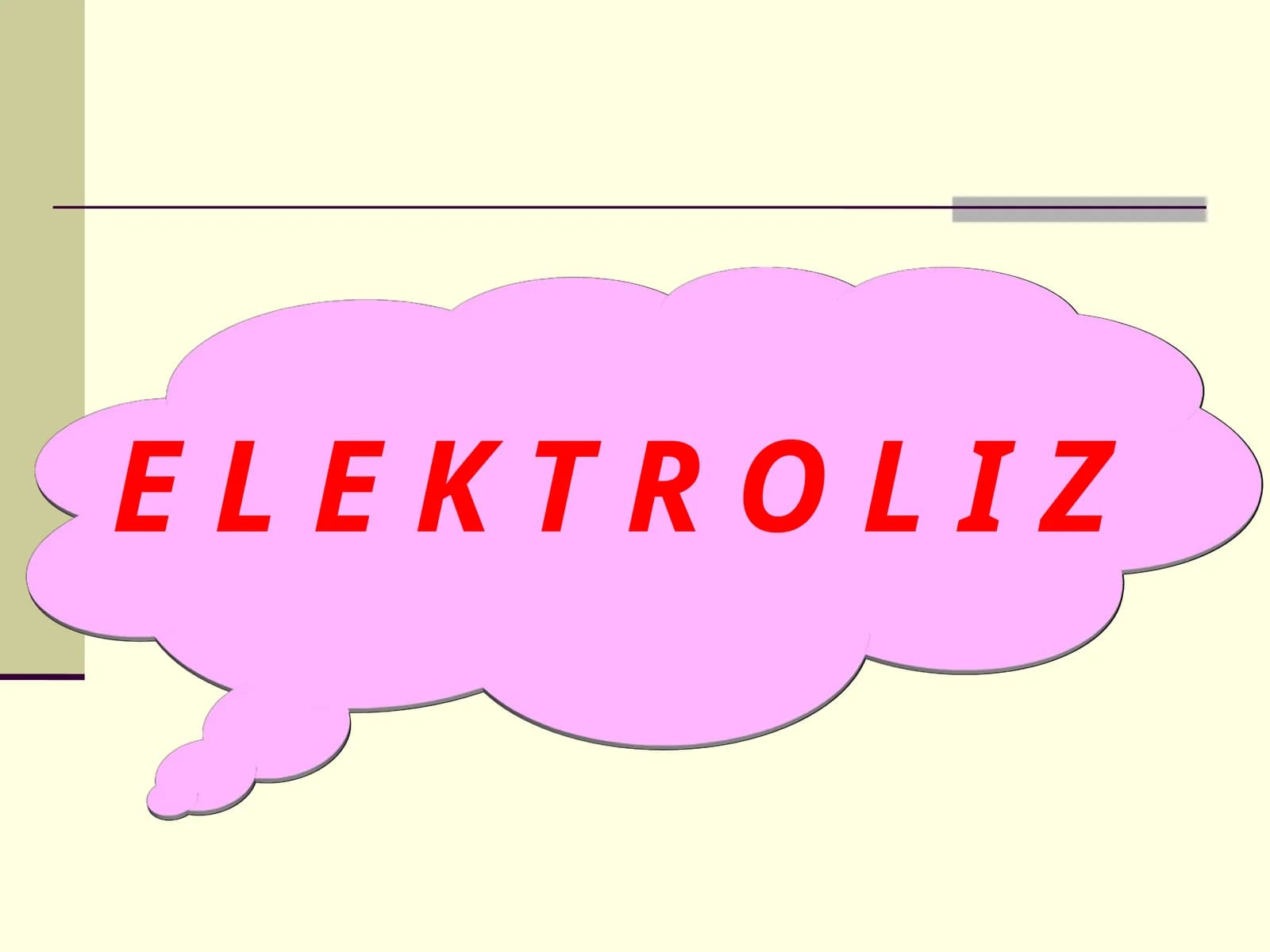ELEKTROLIZ