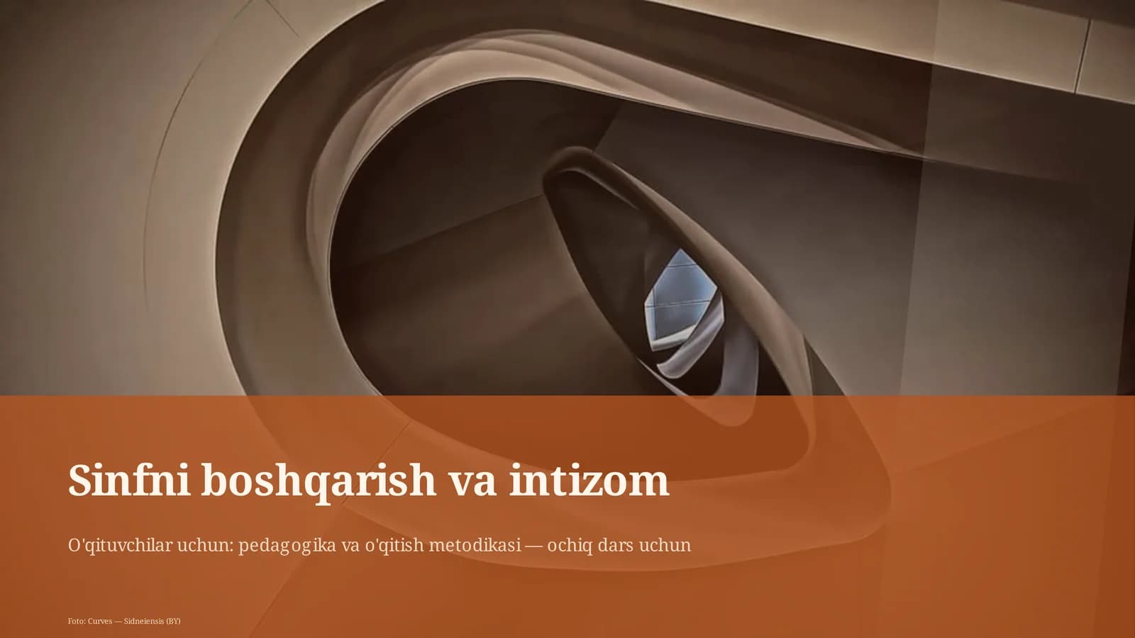 Sinfni boshqarish va intizom