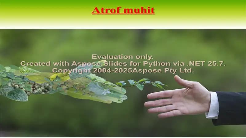 Atrof muhit
