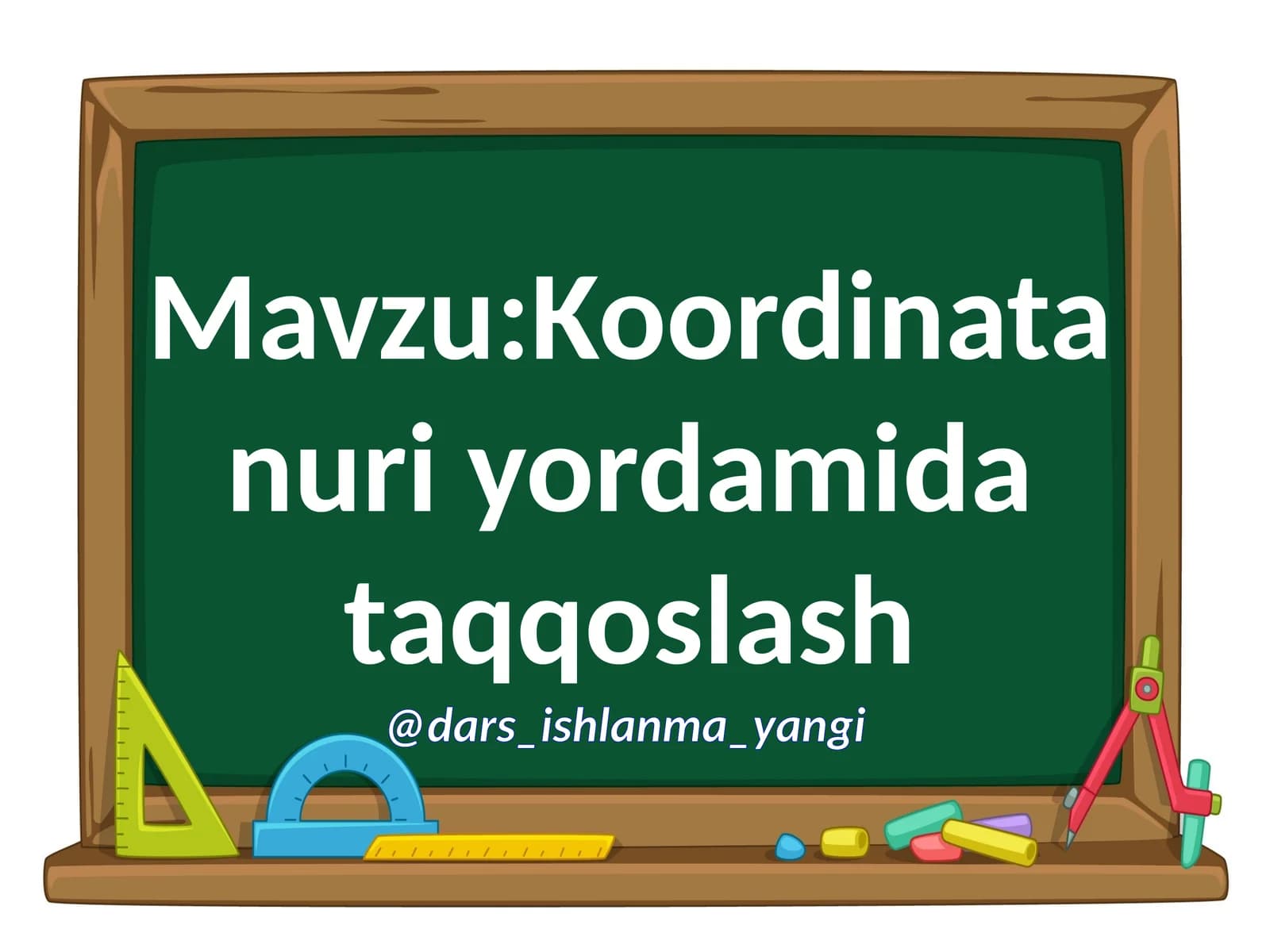 Koordinat anuri yordamida taqqoslash