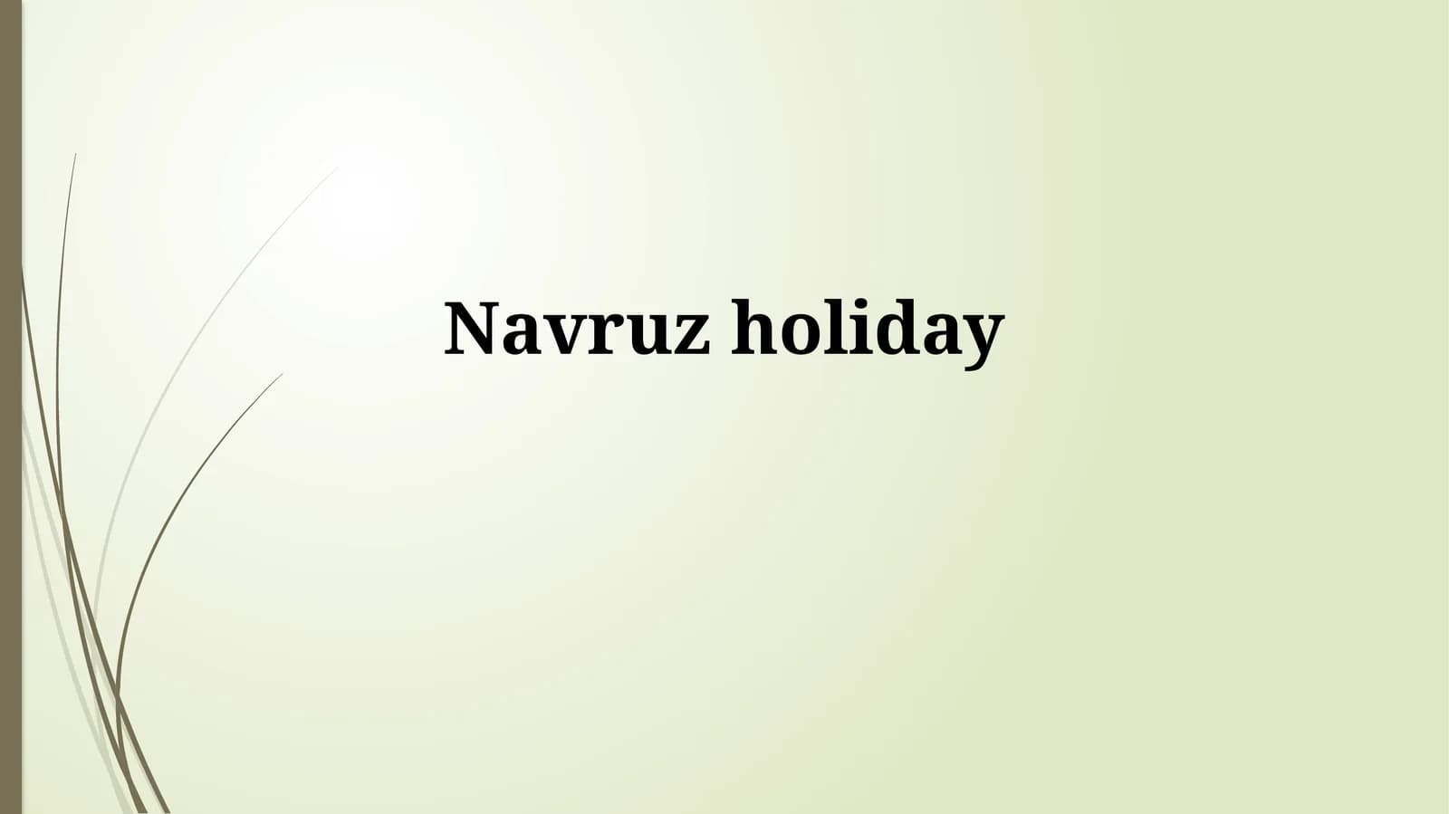 Navruzholiday