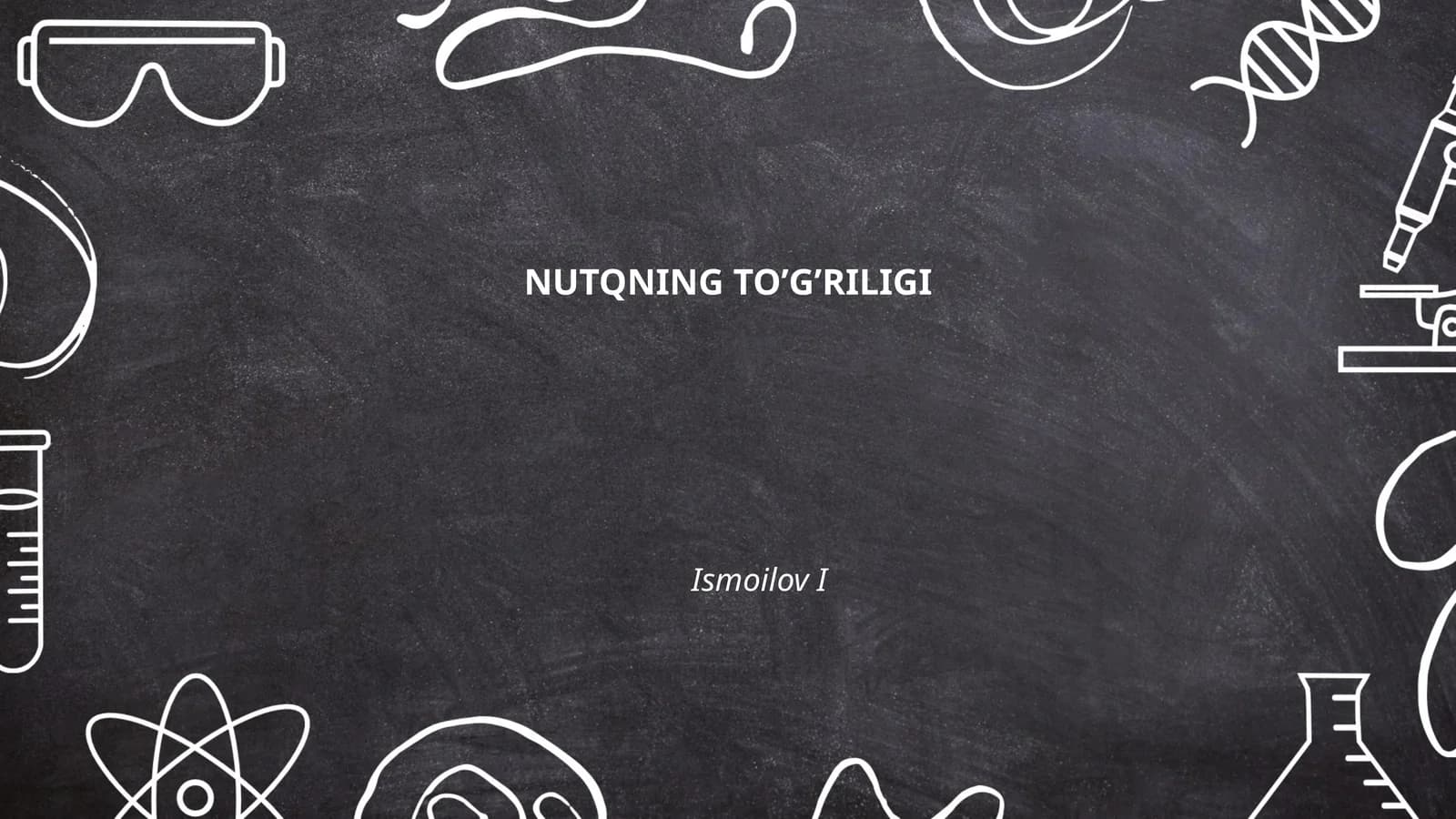 Nutqning To'g'riligi